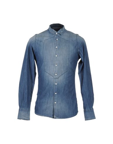 ZOOM DANIELE ALESSANDRINI HOMME - Denim shirt