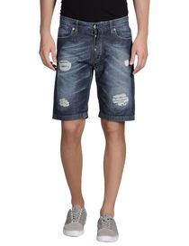DANIELE ALESSANDRINI HOMME - Denim bermudas