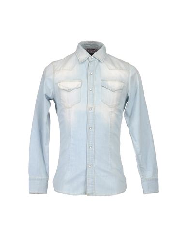 ZOOM DANIELE ALESSANDRINI DENIM - Denim shirt