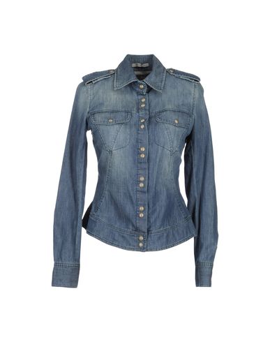ZOOM PINKO GREY - Denim shirt