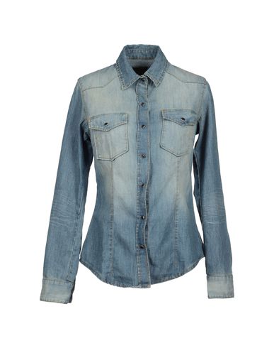 ZOOM DANIELE ALESSANDRINI DENIM - Denim shirt