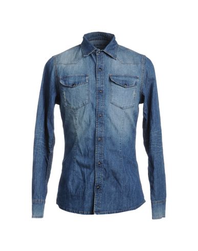 ZOOM DANIELE ALESSANDRINI - Denim shirt