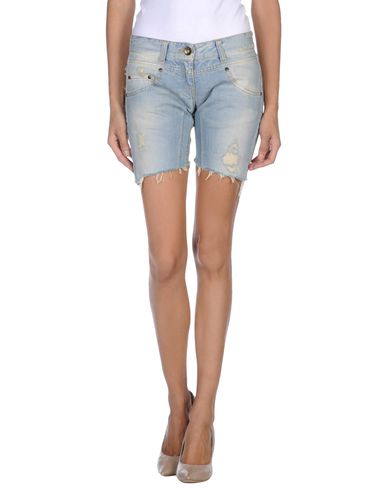 ZOOM GOLD CASE - Denim shorts