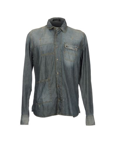 ZOOM GOLD CASE by ROCCO FRAIOLI - Denim shirt