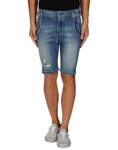 ZOOM DANIELE ALESSANDRINI DENIM - Denim bermudas