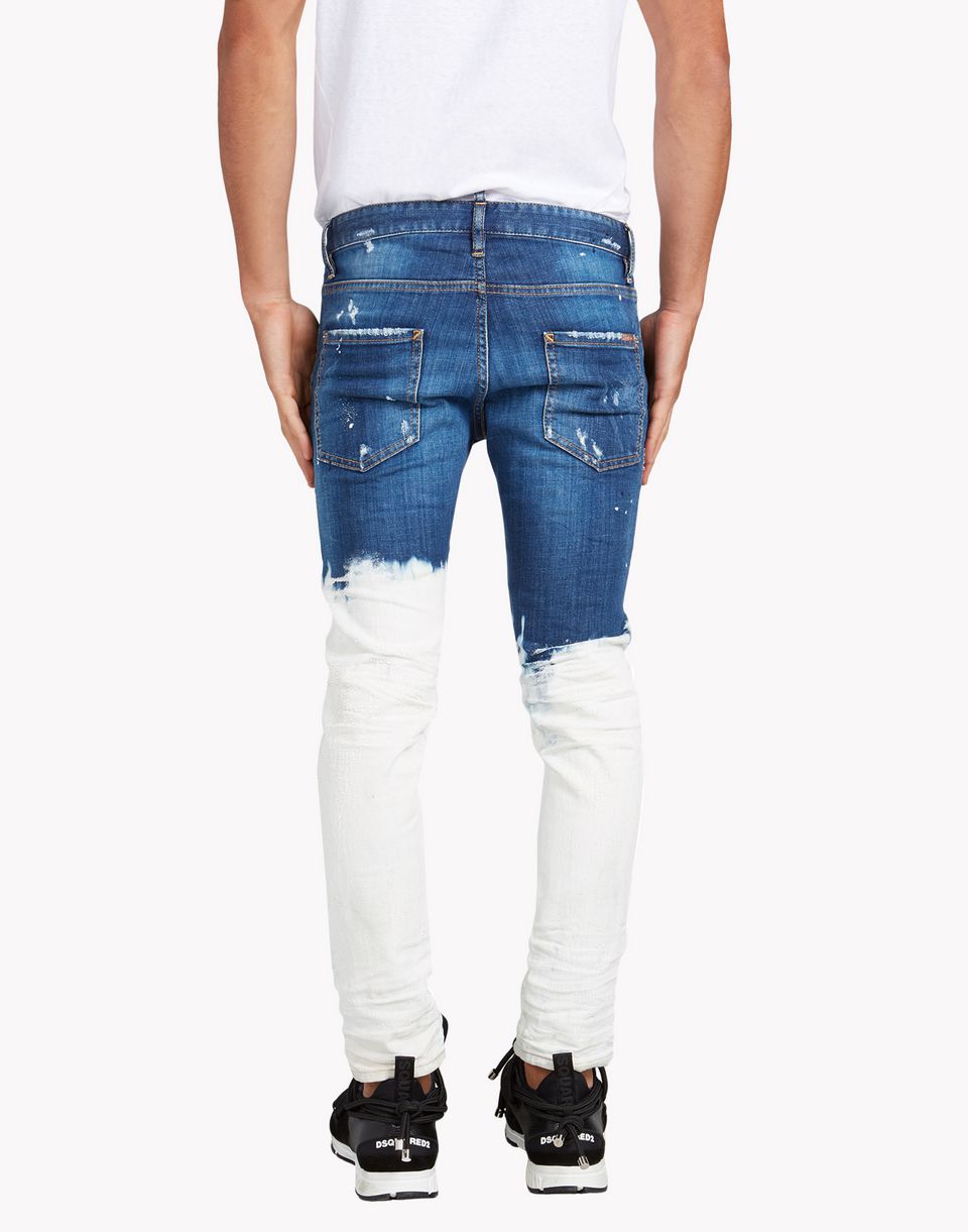 Dsquared2 Skinny Deep Dip Jeans, 5 Pockets Men Dsquared2 Online Store