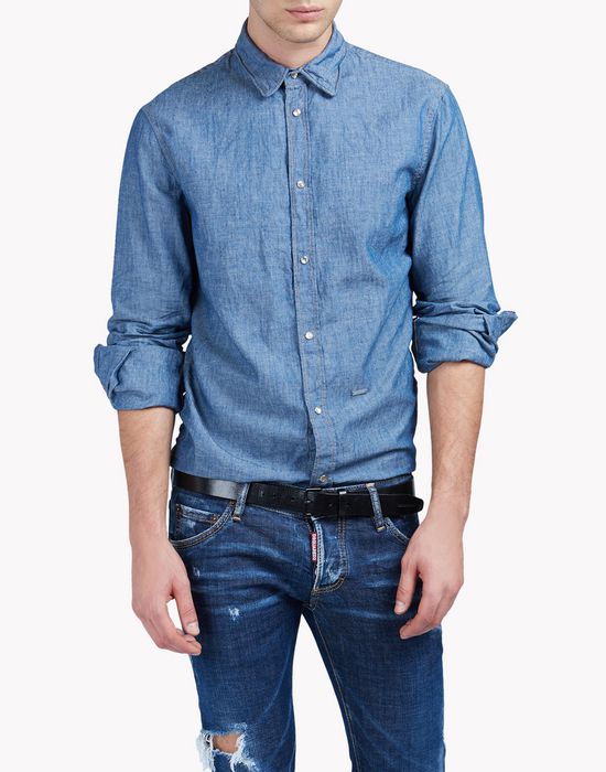 dsquared2 denim shirts