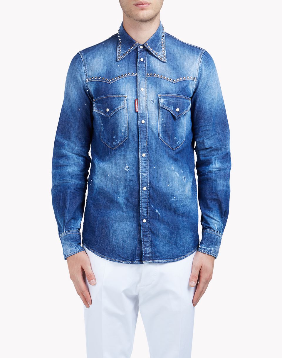 dsquared2 denim shirts