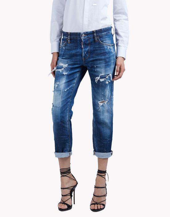 boyfriend jeans denim Woman Dsquared2