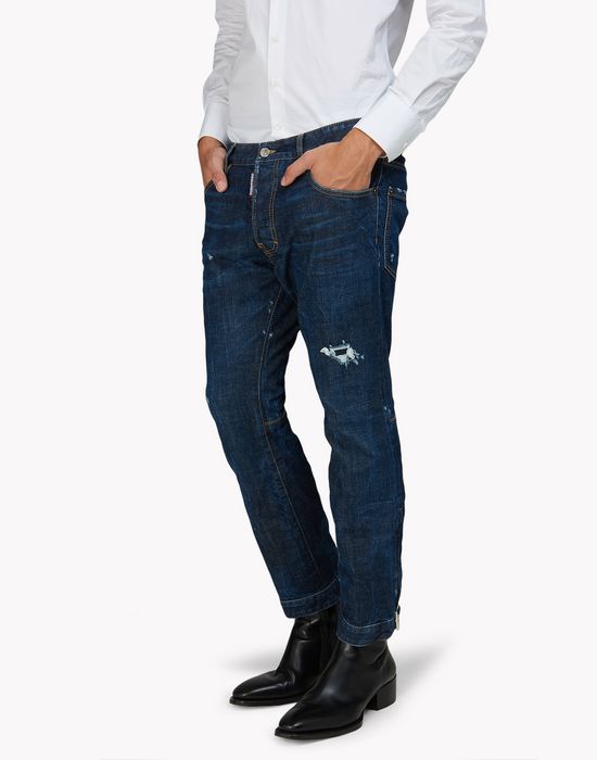 biker ski jeans denim Man Dsquared2