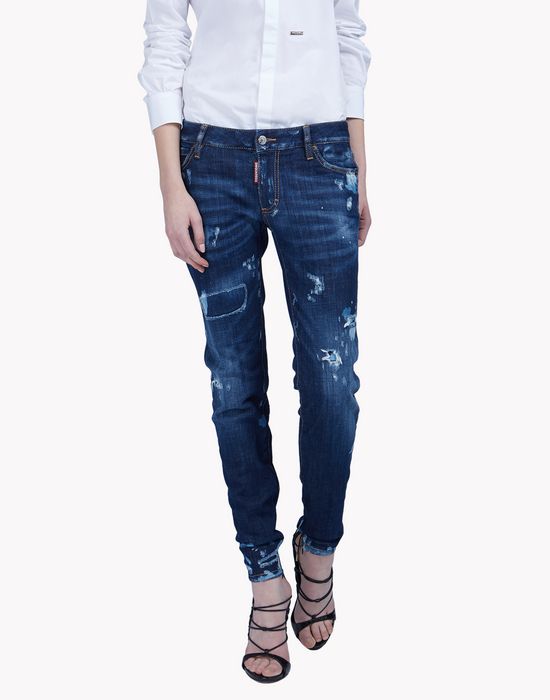 super skinny jeans denim Woman Dsquared2