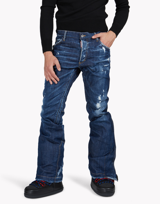 technical ski flared jeans  denim Man Dsquared2