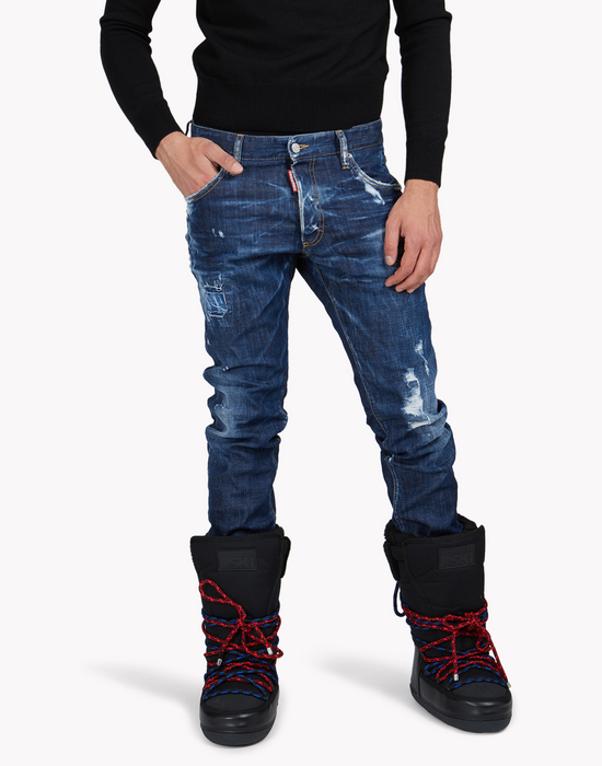 stirrup ski jeans denim Man Dsquared2