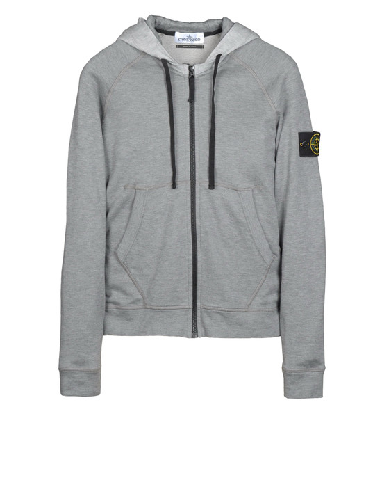 zip hoodie stone island