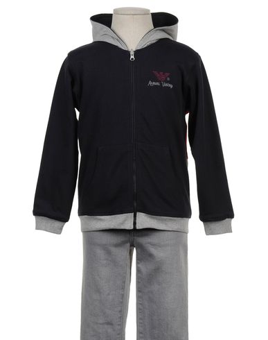 ZOOM ARMANI JUNIOR - Hooded sweatshirt