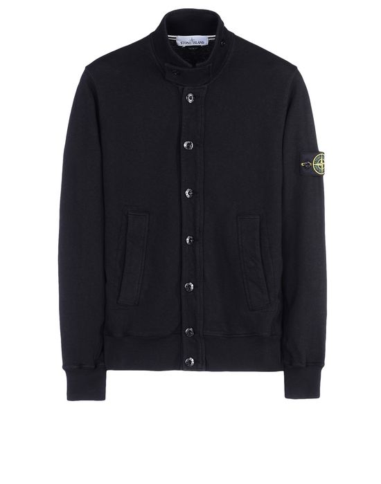 stone island button sweatshirt