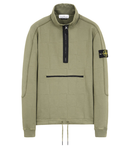 stone island drawstring neck sweatshirt