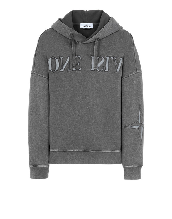 stone island fleck treatment sweatshirt