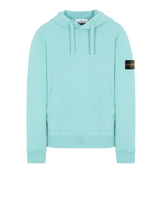 Sky blue stone island 2024 hoodie