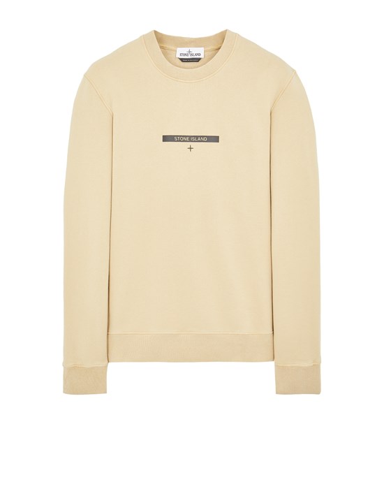 stone island print logo sweatshirt