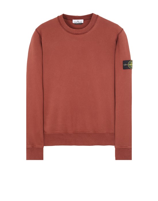 Stone Island, 63051 Sweatshirt Orange