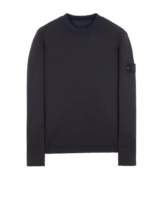 Stone island black crew cheap neck sweatshirt