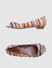 Peep - Toe Ballet Flats