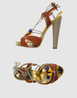 DSQUARED2 - CALZATURE - Sandali con plateau - su YOOX.COM