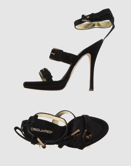 DSQUARED2 - CALZATURE - Sandali con plateau - su YOOX.COM