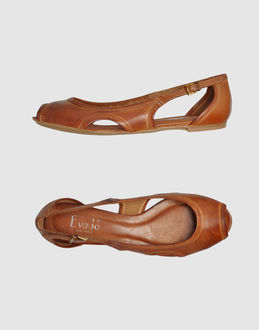 Evado Peep-toe Ballet Flats - Item 44304845