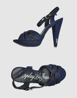 REPLAY - CALZATURE - Sandali con plateau - su YOOX.COM