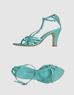 LATITUDE FEMME - CALZATURE - Sandali con tacco - su YOOX.COM