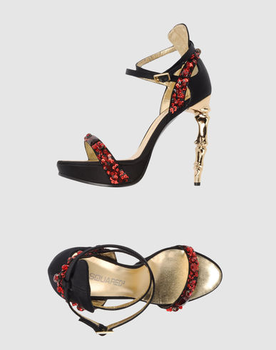 ZOOM DSQUARED2 - Platform sandals