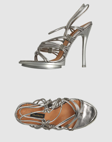 ZOOM DIESEL BLACK GOLD - Platform sandals
