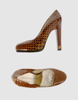 DSQUARED2 - CALZATURE - Decolletes con plateau - su YOOX.COM
