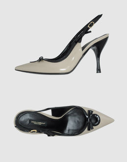 DOLCE & GABBANA - CALZATURE - Decolletes slingback - su YOOX.COM