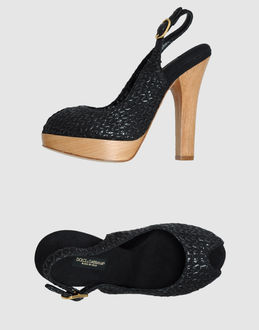 DOLCE & GABBANA - CALZATURE - Sandali con plateau - su YOOX.COM