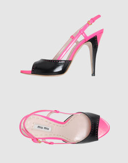 MIU MIU - CALZATURE - Sandali con plateau - su YOOX.COM