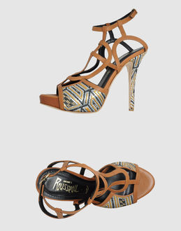 JEROME C. ROUSSEAU - CALZATURE - Sandali con plateau - su YOOX.COM