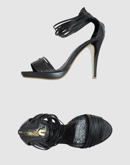 HOLLYWOOD MILANO - CALZATURE - Sandali con tacco - su YOOX.COM