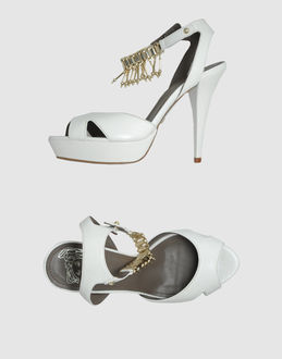 VERSACE COLLECTION - CALZATURE - Sandali con plateau - su YOOX.COM