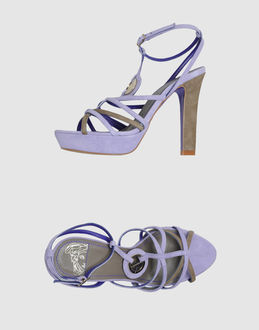 VERSACE COLLECTION - CALZATURE - Sandali con plateau - su YOOX.COM
