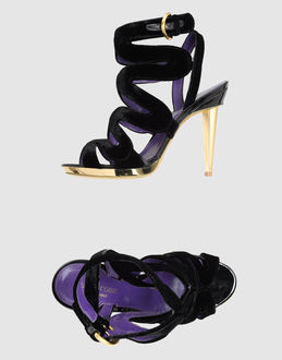 SERGIO ROSSI - CALZATURE - Sandali con plateau - su YOOX.COM