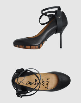 LANVIN - CALZATURE - Decolletes con plateau - su YOOX.COM