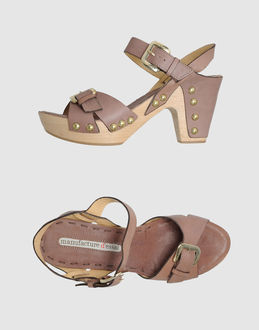 MANUFACTURE D'ESSAI - CALZATURE - Sandali con plateau - su YOOX.COM