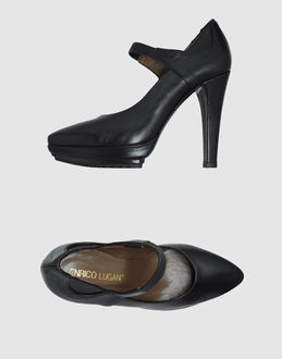 ENRICO LUGANI - CALZATURE - Decolletes con plateau - su YOOX.COM