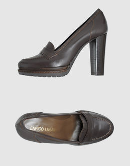 ENRICO LUGANI - CALZATURE - Mocassini con tacco - su YOOX.COM