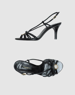 DOLCE & GABBANA - CALZATURE - Sandali con tacco - su YOOX.COM