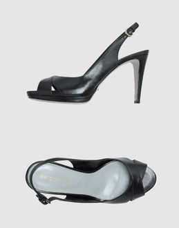 SERGIO ROSSI - CALZATURE - Sandali con plateau - su YOOX.COM