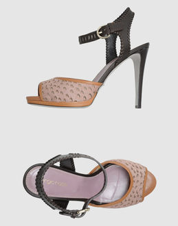 SERGIO ROSSI - CALZATURE - Sandali con plateau - su YOOX.COM